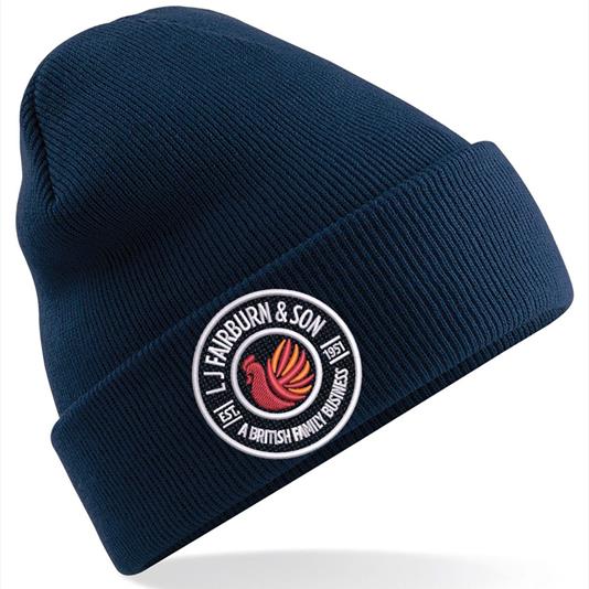 Cuffed Beanie Hat French Navy