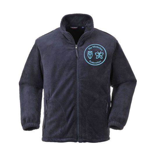 Adult Embroidered Fleece Jacket - L