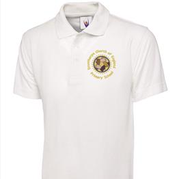 Poloshirt Childrens Uneek White - 11 - Years