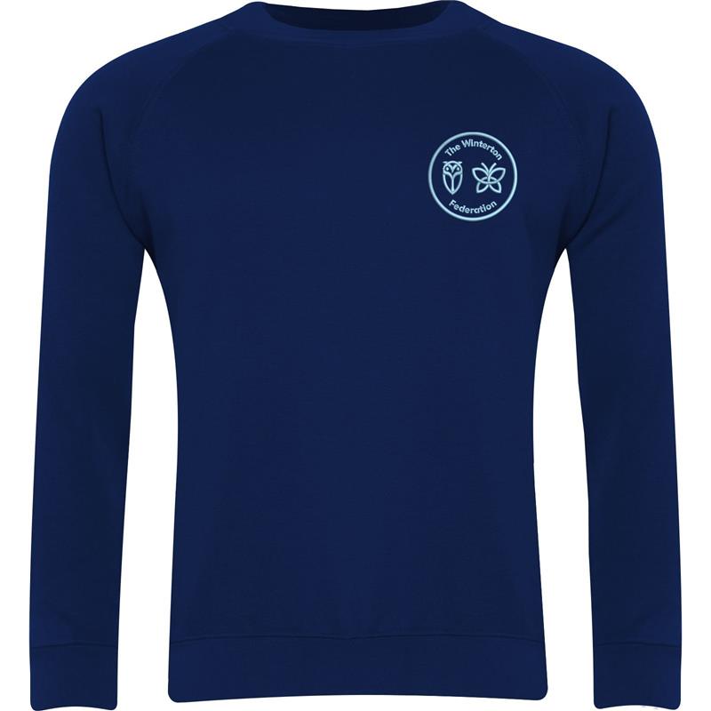 Childrens Classic Raglan Sweatshirt - 9/10 - Years