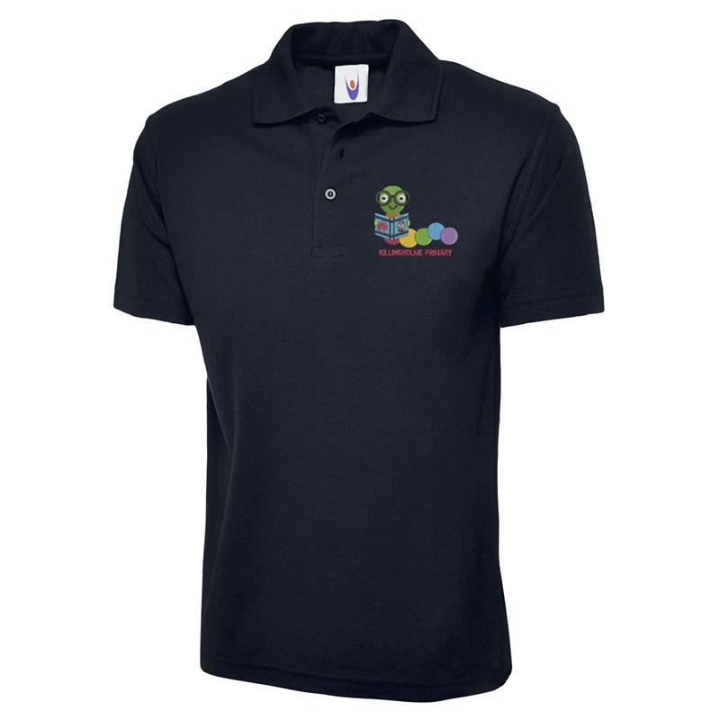 Poloshirt Childrens Uneek Navy - 11 - Years