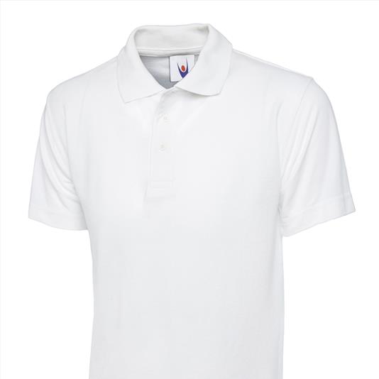 Poloshirt Childrens Uneek White - 11 - Years